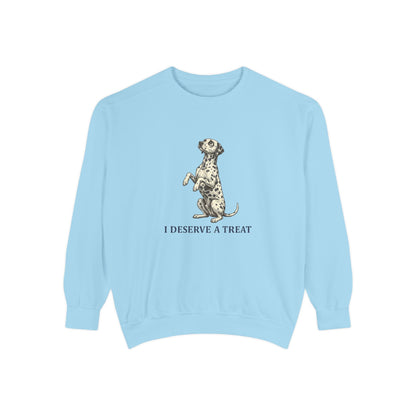I Deserve A Treat - Comfort Colors 1566 Crewneck Sweatshirt