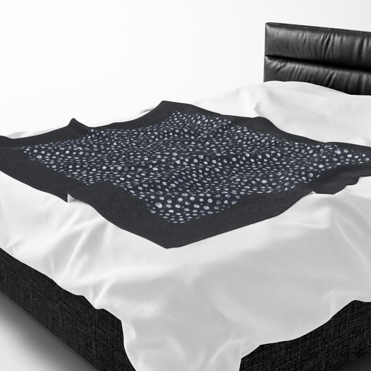 Dalmatian White Spots Velveteen Plush Blanket