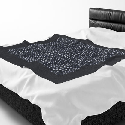 Dalmatian White Spots Velveteen Plush Blanket