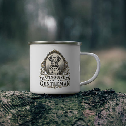 Distinguished Spotted Gentleman - Enamel Mug 12oz