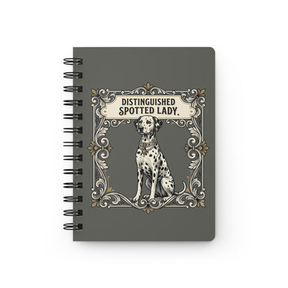 Distinguished Spotted Lady - Spiral Journal - Pepper