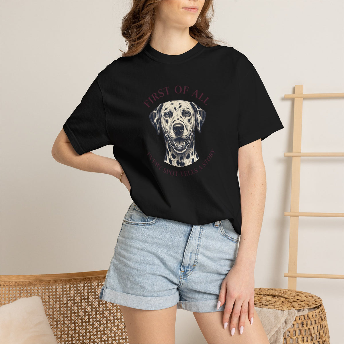 First Of All Every Spot Tells A Story - Comfort Color 1717 T-Shirt