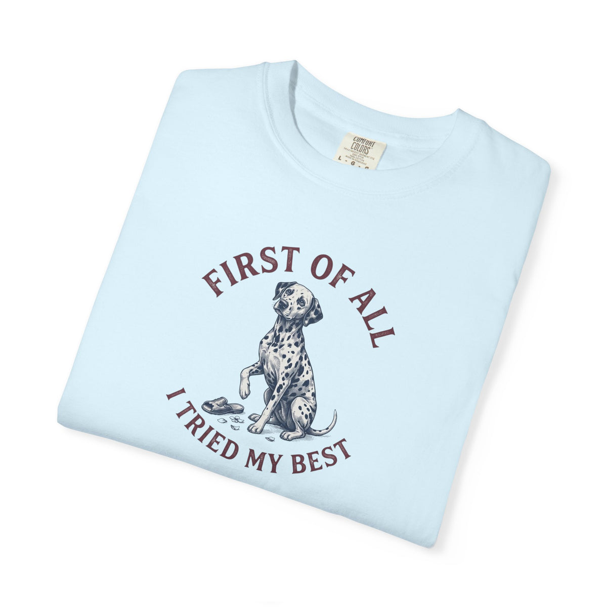 First Of All I Tried My Best - Comfort Color 1717 T-Shirt
