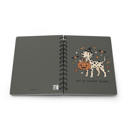 Off To Collect Treats - Spiral Journal - Pepper