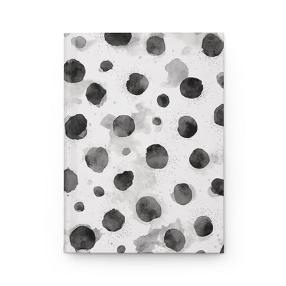 01 Hardcover Journal - Black Spots