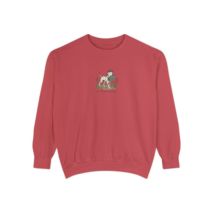 Off To Visit Grandpa - Comfort Colors 1566 Crewneck Sweatshirt