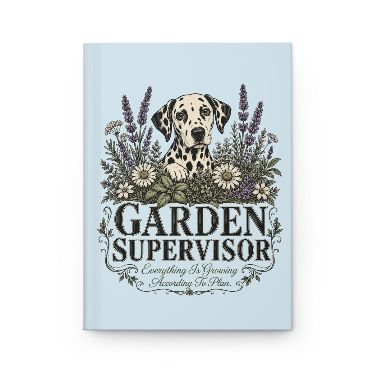 Garden Supervisor - Hardcover Journal - Chambray