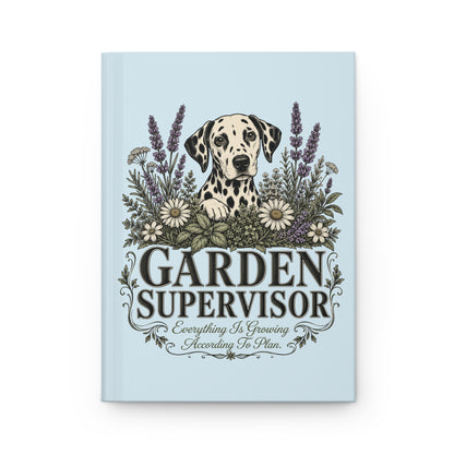 Garden Supervisor - Hardcover Journal - Chambray