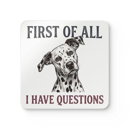 First of All I Have Questions - Corkwood Coaster Set