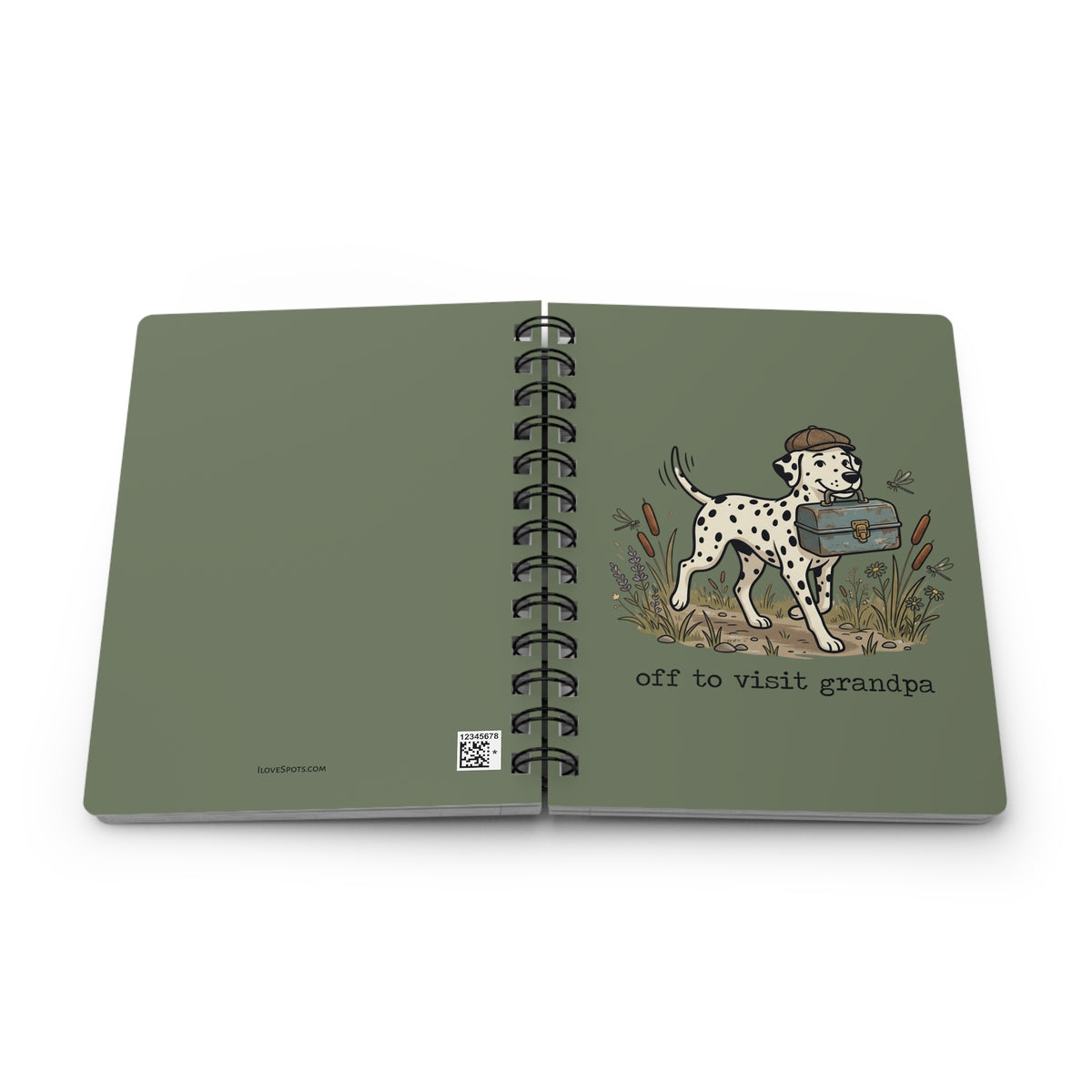 Off To Visit Grandpa - Spiral Journal - Moos