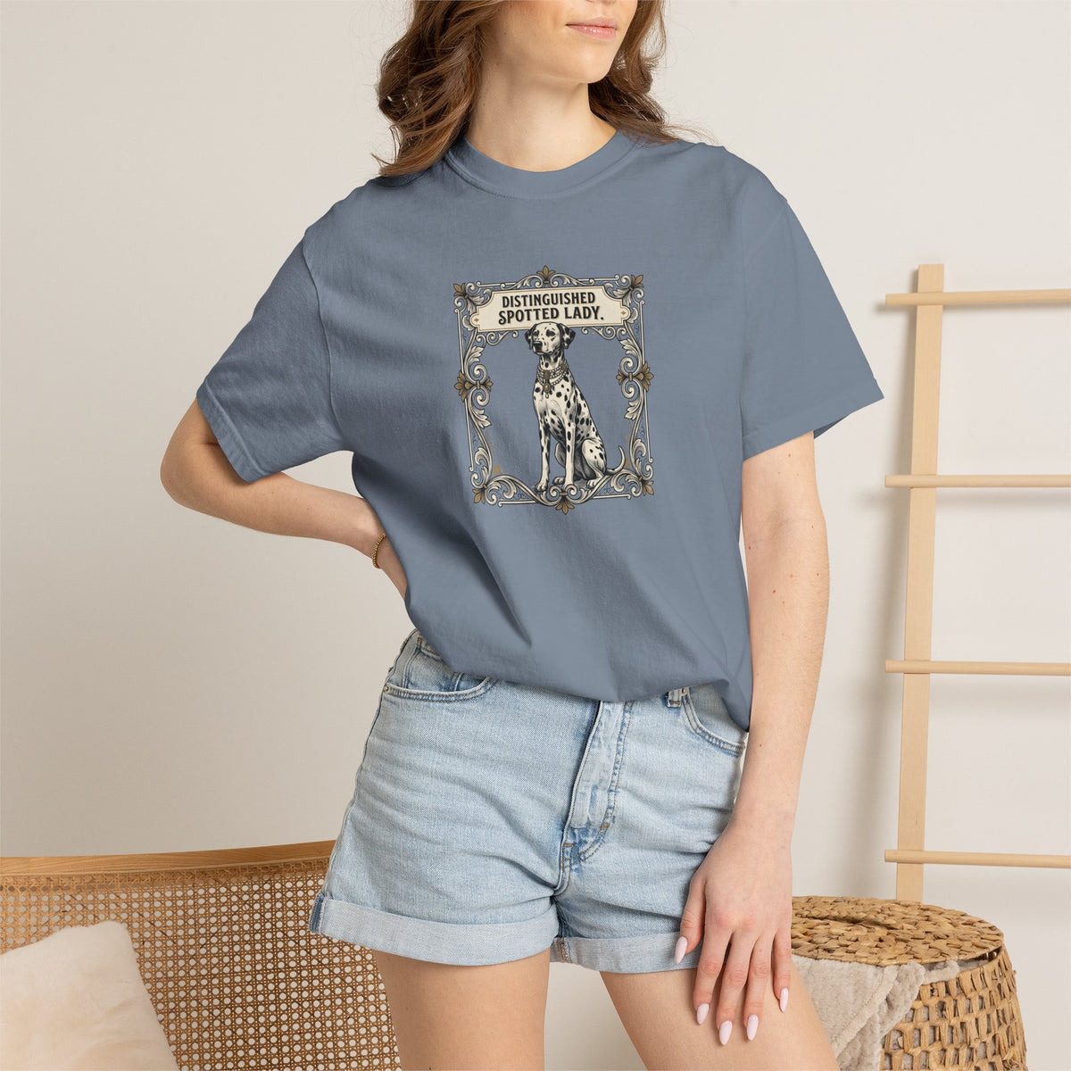 Distinguished Spotted Lady - Comfort Color 1717 T-Shirt