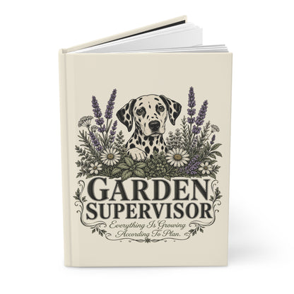 Garden Supervisor - Hardcover Journal - Ivory