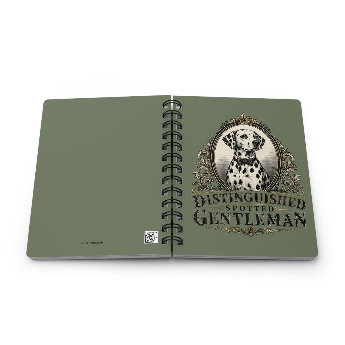 Distinguished Spotted Gentleman - Spiral Journal - Moos