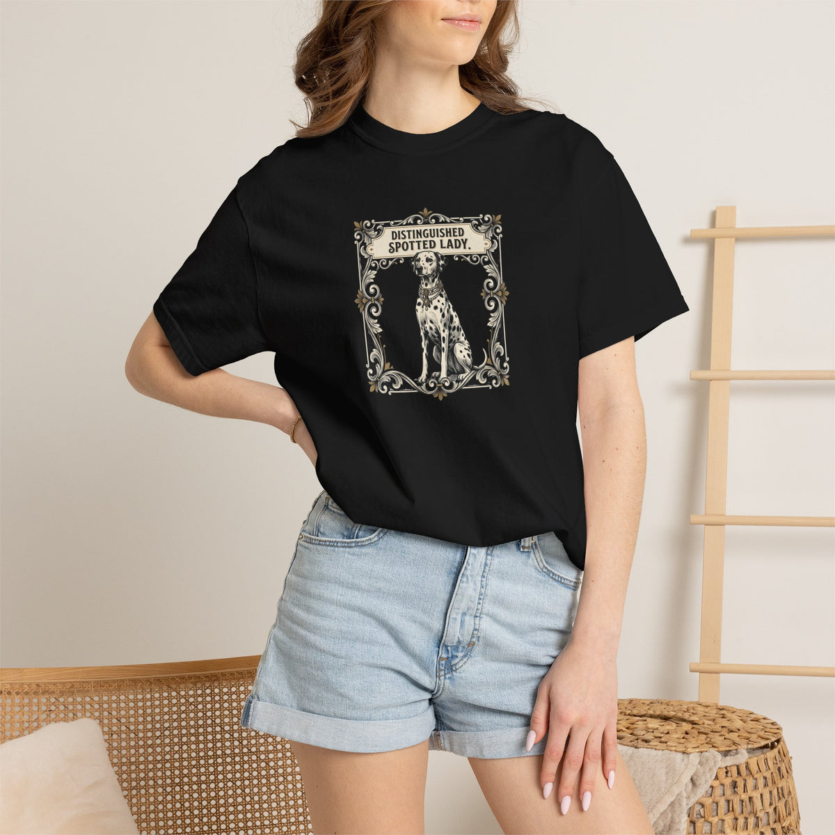 Distinguished Spotted Lady - Comfort Color 1717 T-Shirt