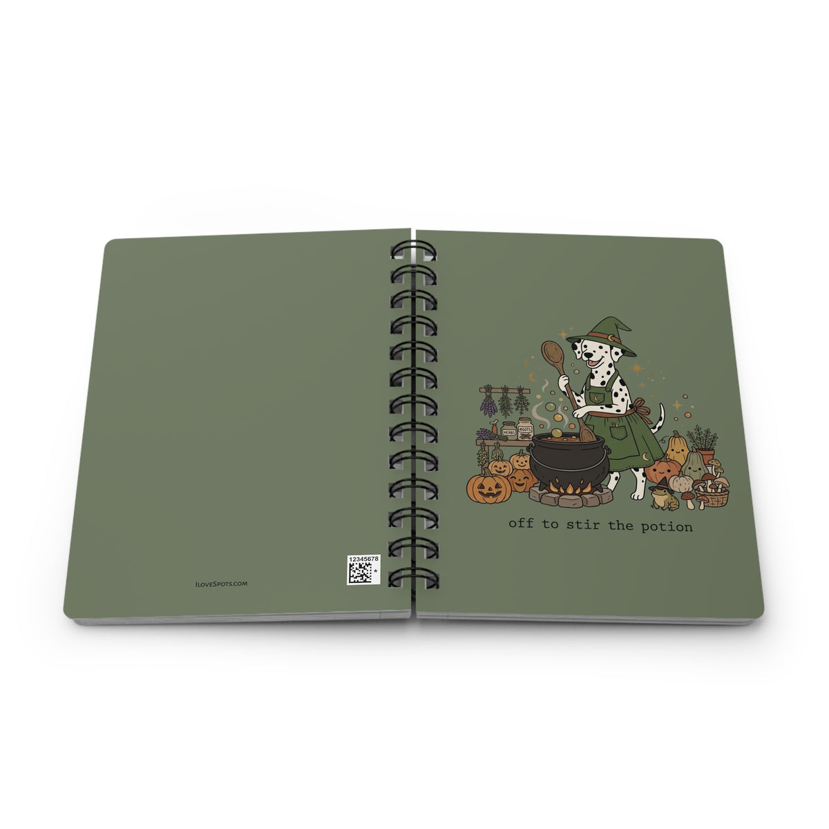 Off To Stir The Potion - Spiral Journal - Moos