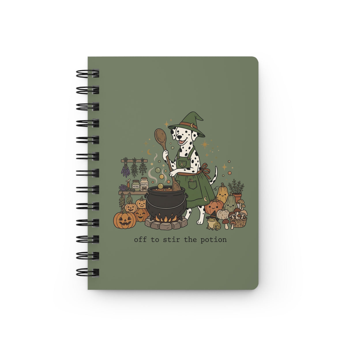 Off To Stir The Potion - Spiral Journal - Moos