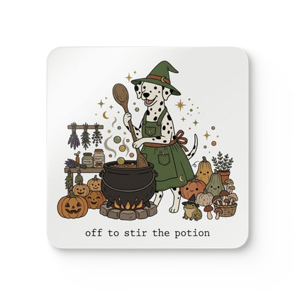 Off To Stir The Potion - Corkwood Coaster Set