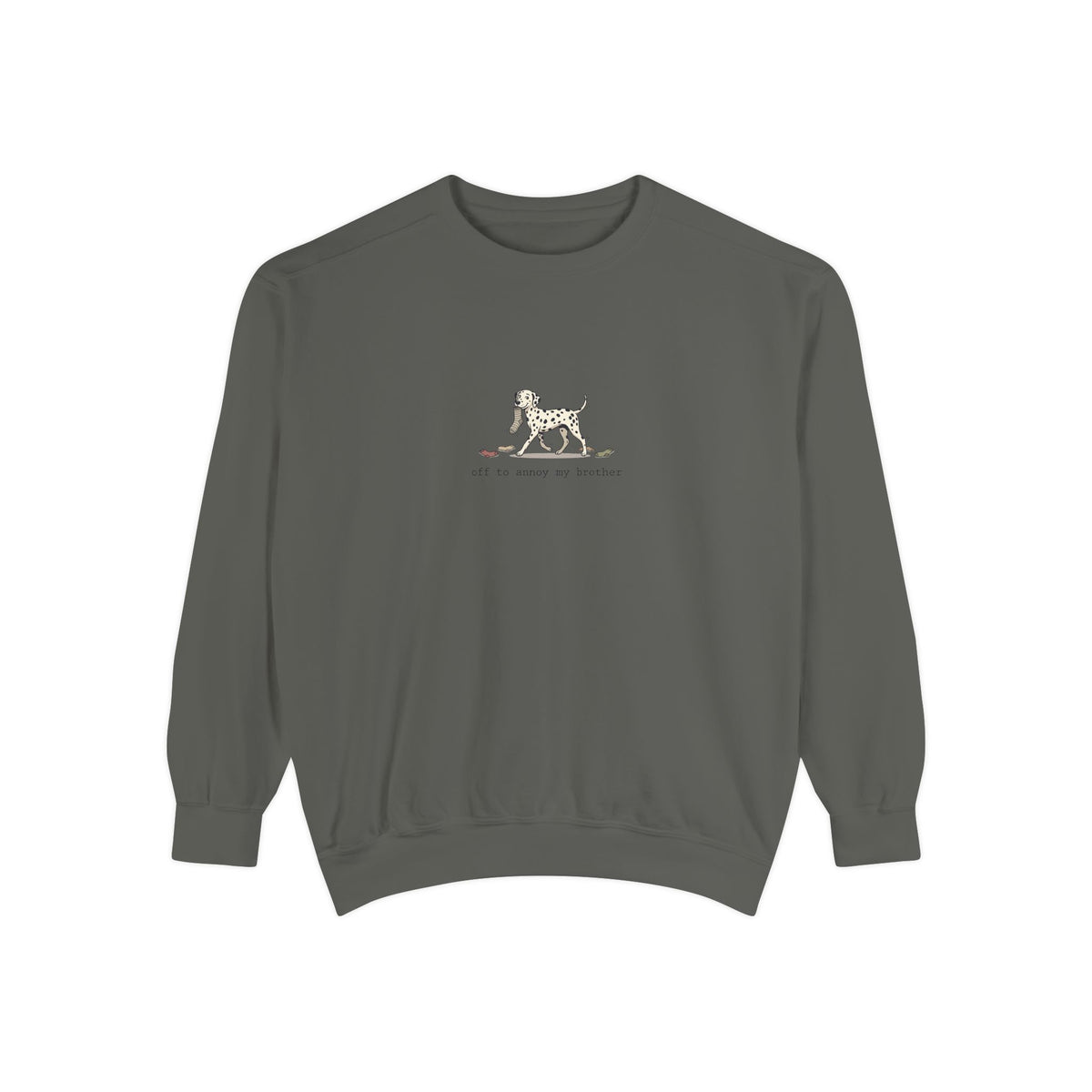 Off To Annoy My Brother - Comfort Colors 1566 Crewneck Sweatshirt