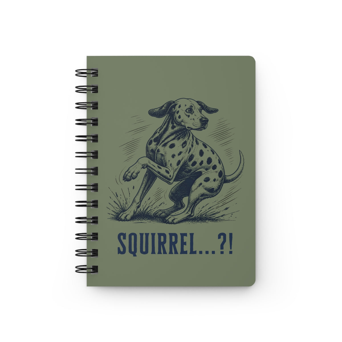 Squirrel Alarm - Spiral Journal - Moos