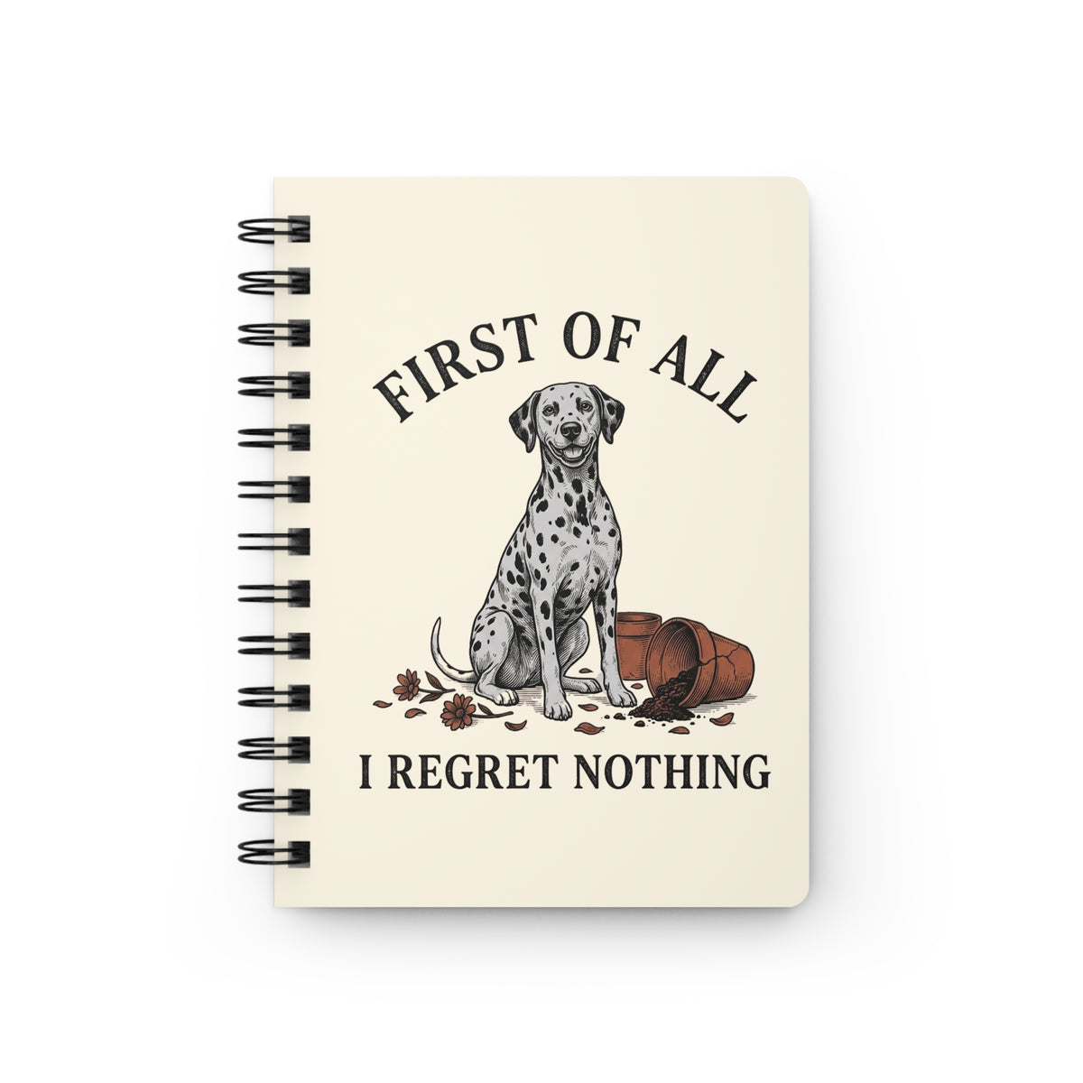 First of All I Regret Nothing - Spiral Journal - Ivory