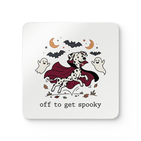 Off To Get Spooky - Corkwood Coaster Set