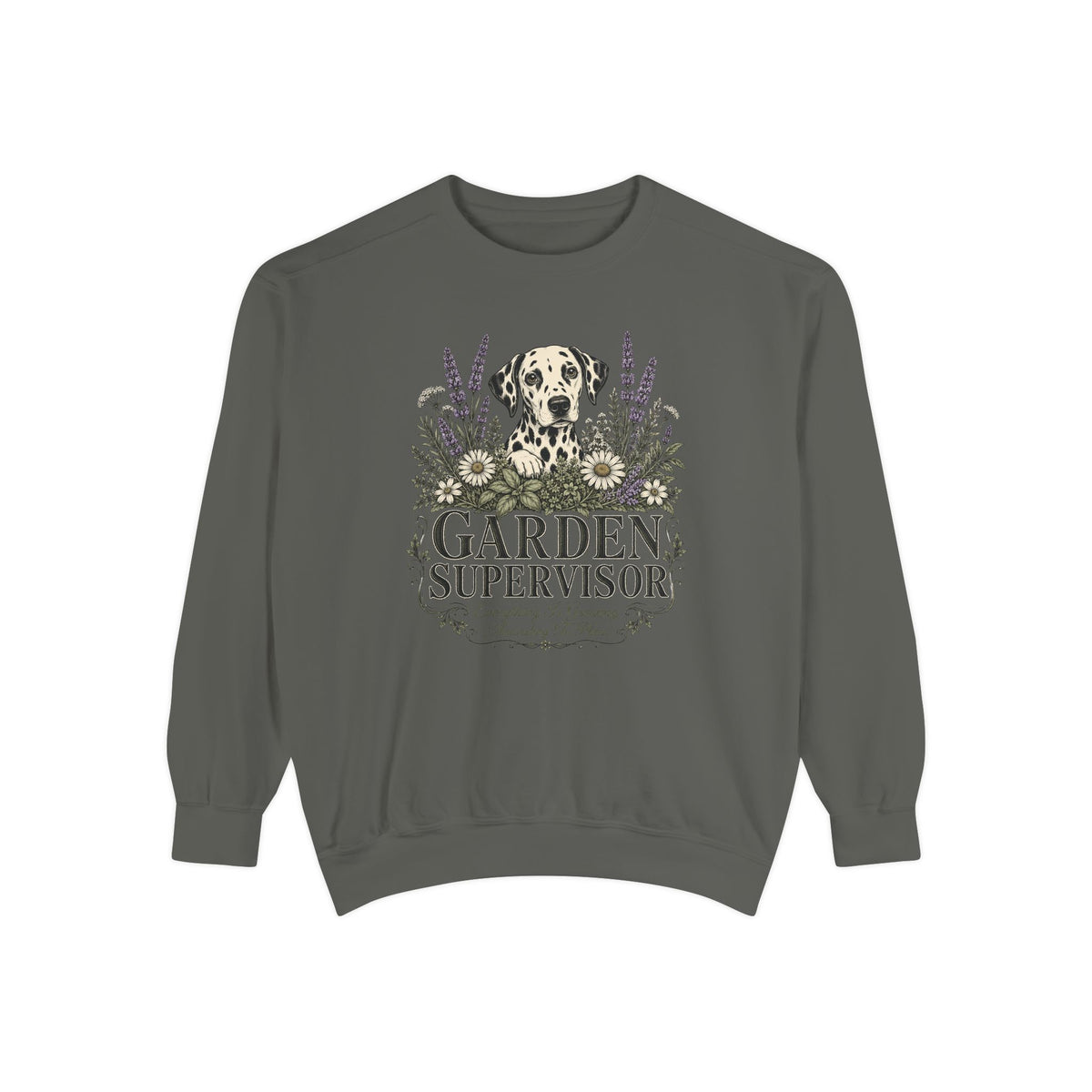 Garden Supervisor - Comfort Colors 1566 Crewneck Sweatshirt