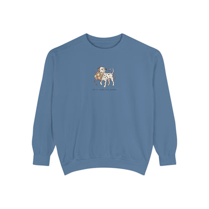 Off To Cuddle With Grandma - Comfort Colors 1566 Crewneck Sweatshirt