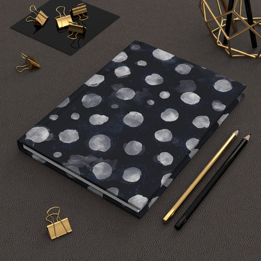 01 Hardcover Journal - White Spots
