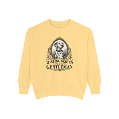 Distinguished Spotted Gentleman - Comfort Colors 1566 Crewneck Sweatshirt