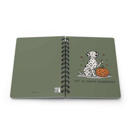 Off To Carve Pumpkins - Spiral Journal - Moos