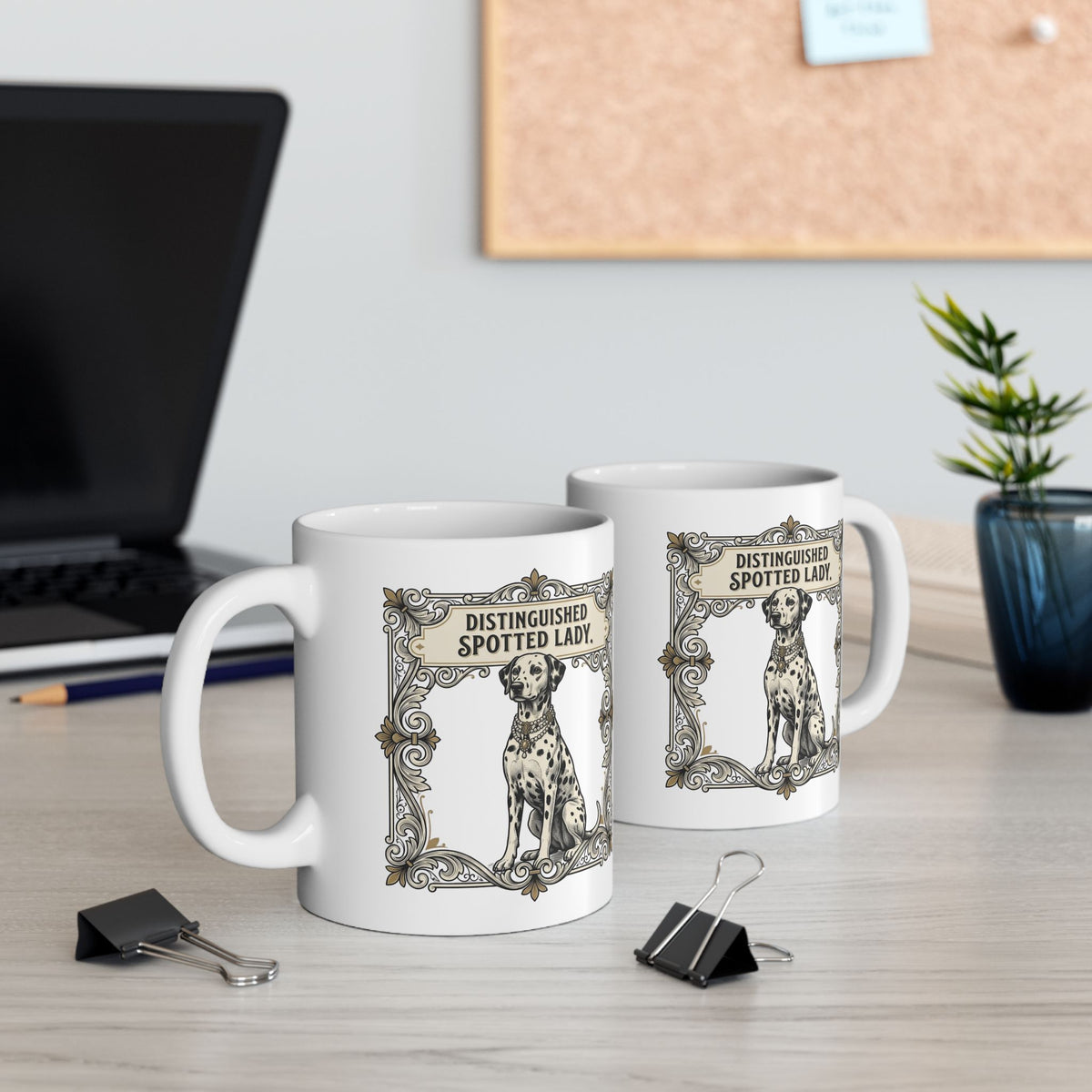 Distinguished Spotted Lady -  Ceramic Mug 11oz