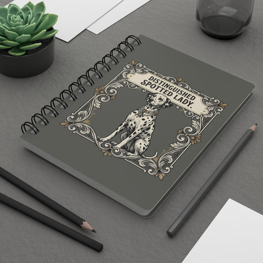 Distinguished Spotted Lady - Spiral Journal - Pepper
