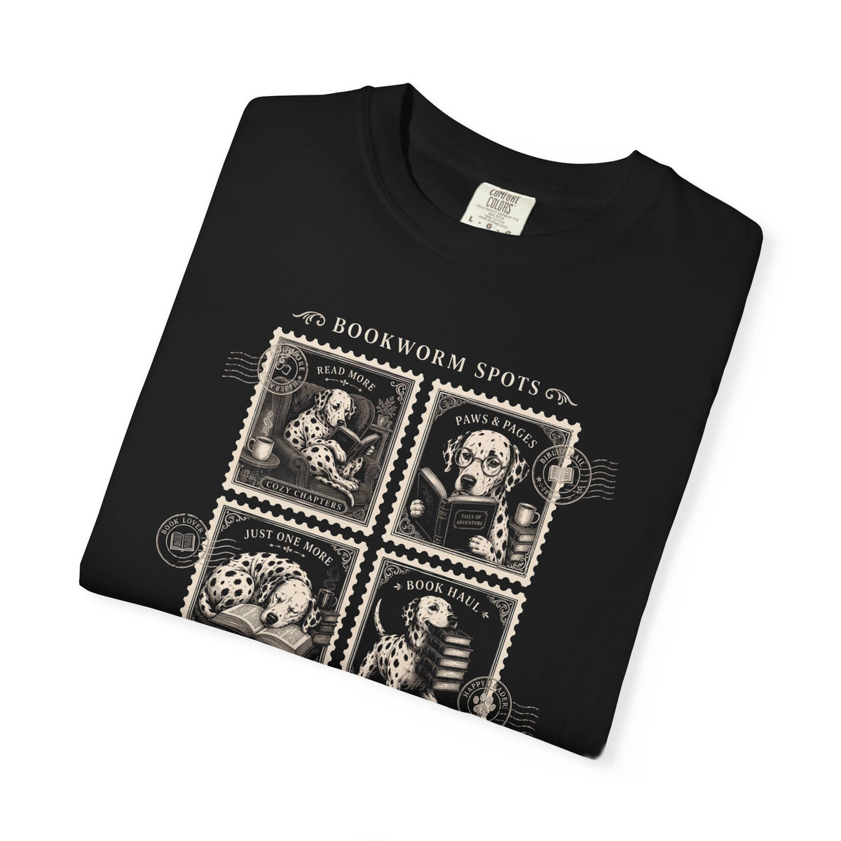 Bookworm Spots Comfort Color 1717 T-Shirt