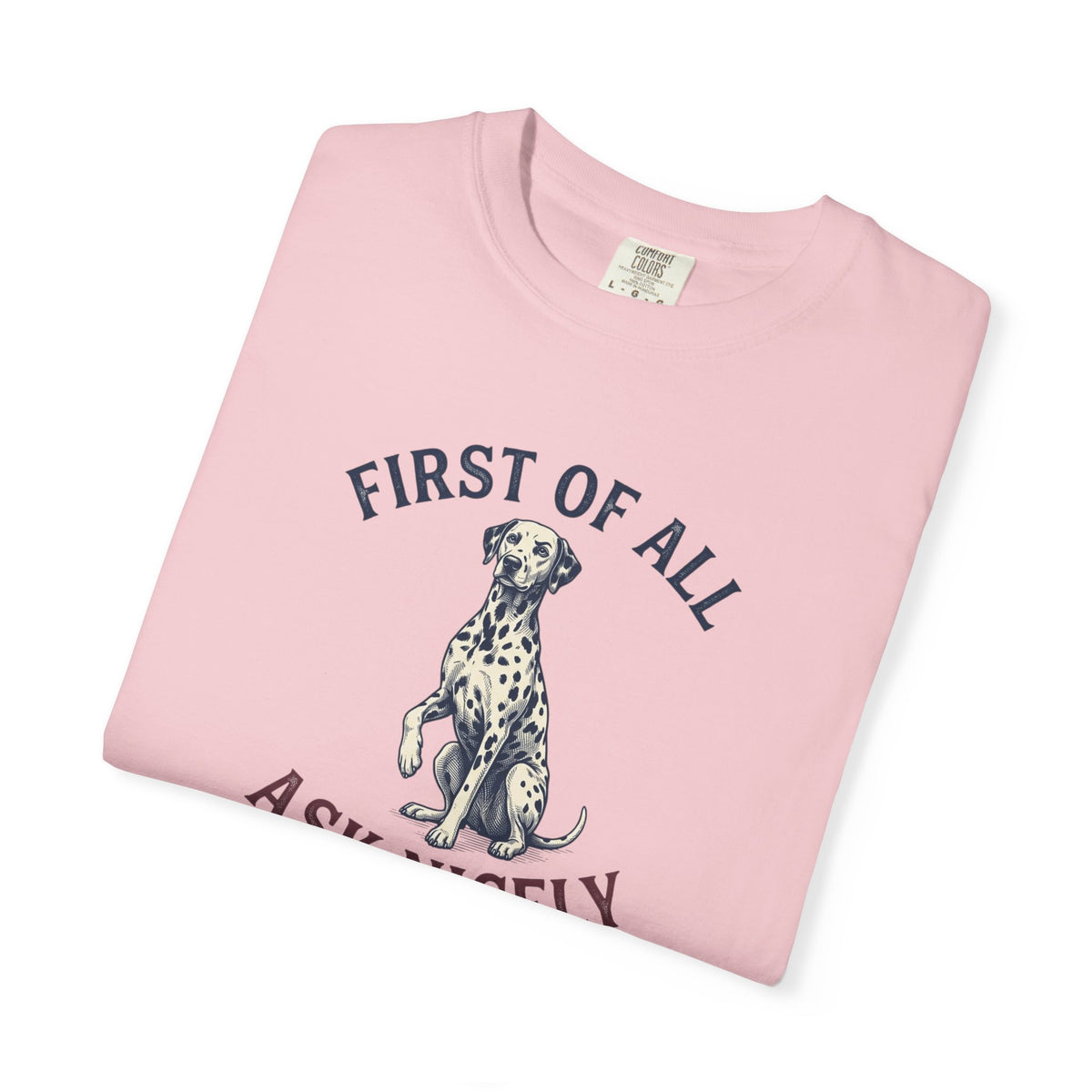 First of All Ask Nicely - Comfort Color 1717 T-Shirt