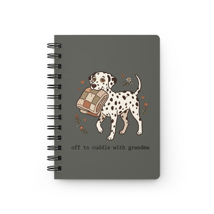 Off To Cuddle Grandma - Spiral Journal - Pepper