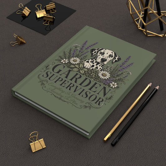 Garden Supervisor - Hardcover Journal - Moos