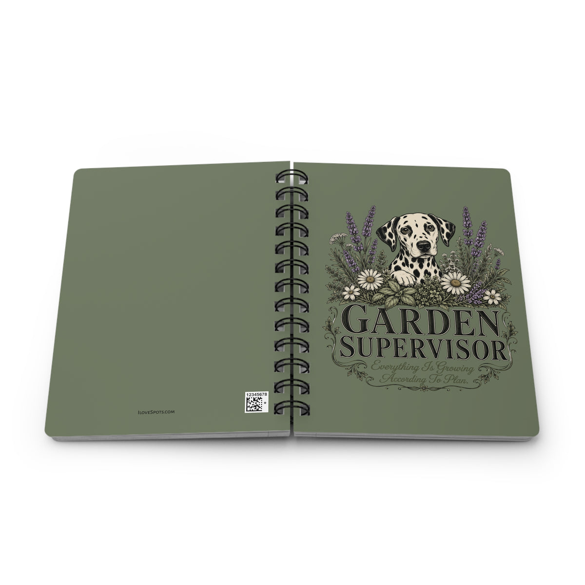 Garden Supervisor - Spiral Journal - Moos