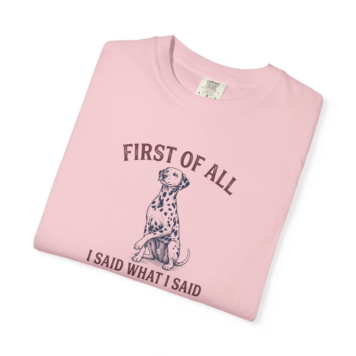 First of All I Said What I Said - Comfort Color 1717 T-Shirt