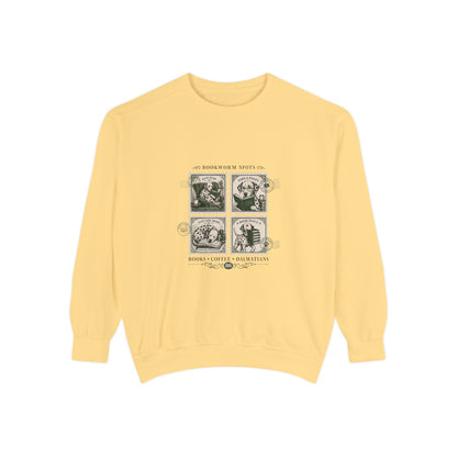 Bookworm Spots - Comfort Colors 1566 Crewneck Sweatshirt