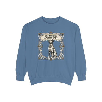 Distinguished Spotted Lady - Comfort Colors 1566 Crewneck Sweatshirt