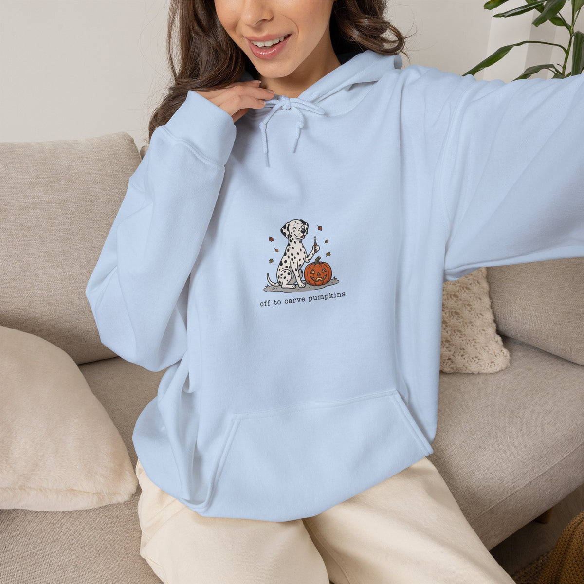 Off To Carve Pumpkins - Gildan 18500 Hoodie