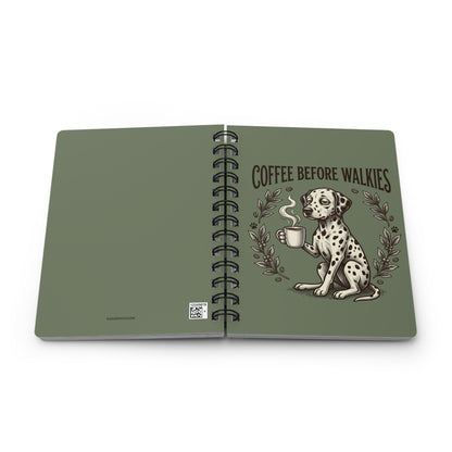 Coffee Before Walkies - Spiral Journal - Moos