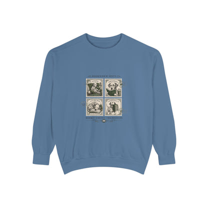 Bookworm Spots - Comfort Colors 1566 Crewneck Sweatshirt