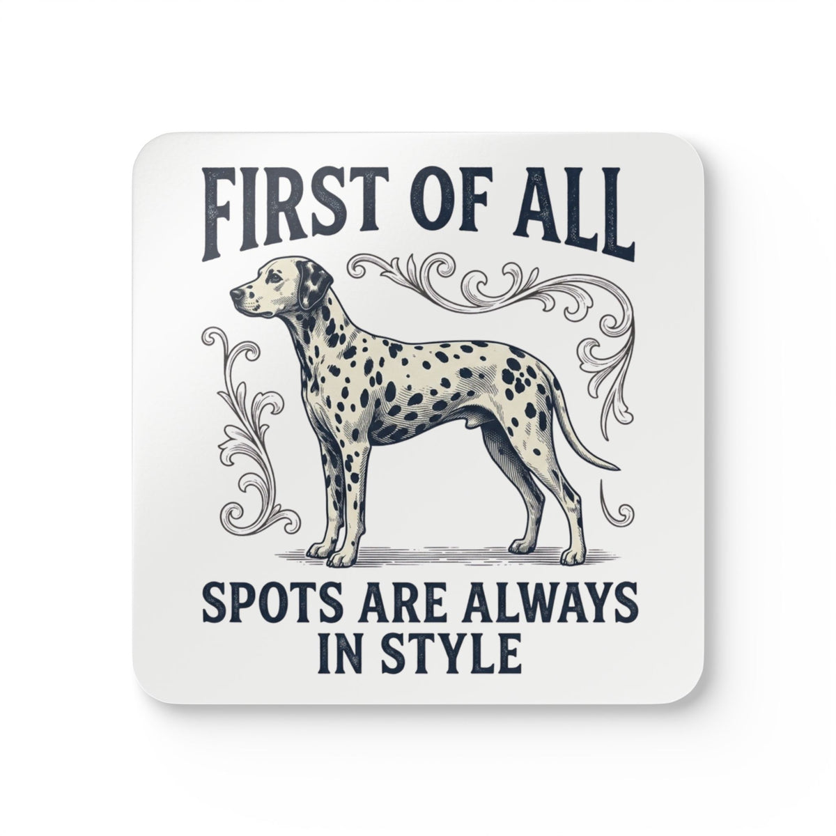 First of All Spots Are Always In Style - Corkwood Coaster Set