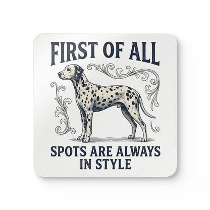 First of All Spots Are Always In Style - Corkwood Coaster Set