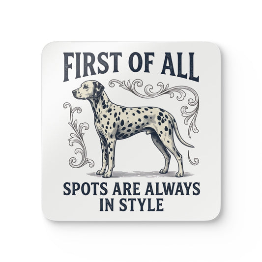 First of All Spots Are Always In Style - Corkwood Coaster Set