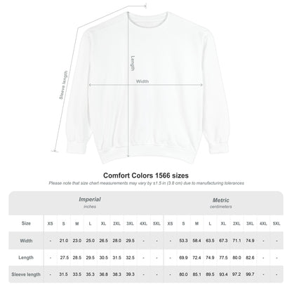 Bookworm Spots - Comfort Colors 1566 Crewneck Sweatshirt