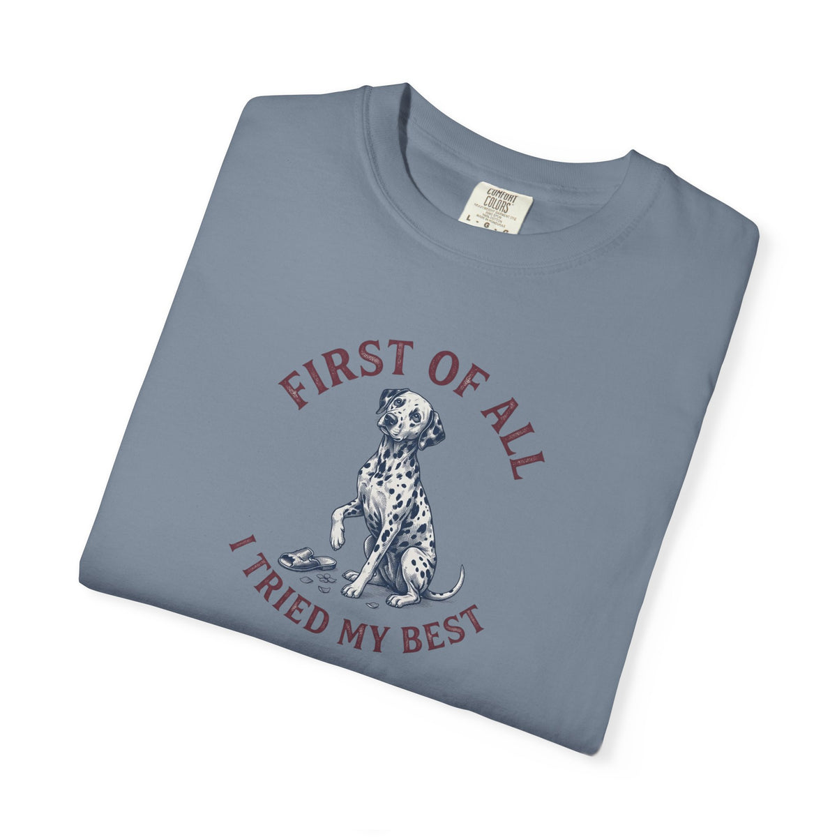 First Of All I Tried My Best - Comfort Color 1717 T-Shirt