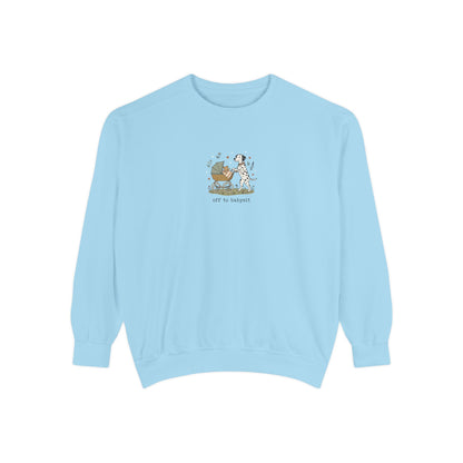 Off To Babysit - Comfort Colors 1566 Crewneck Sweatshirt