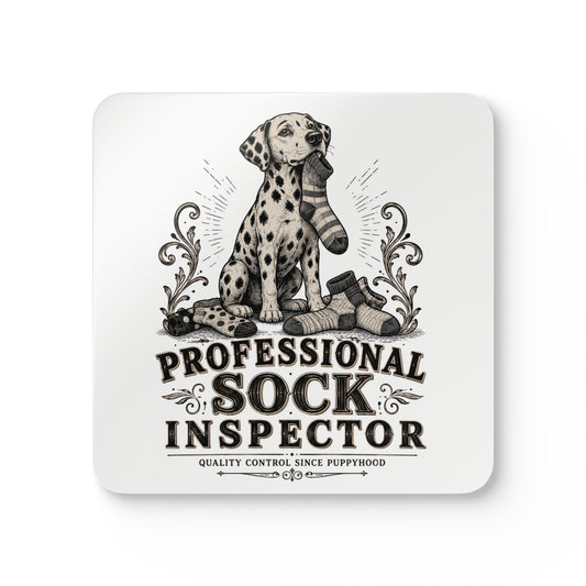 Professional Sock Inspector - Corkwood Coaster Set